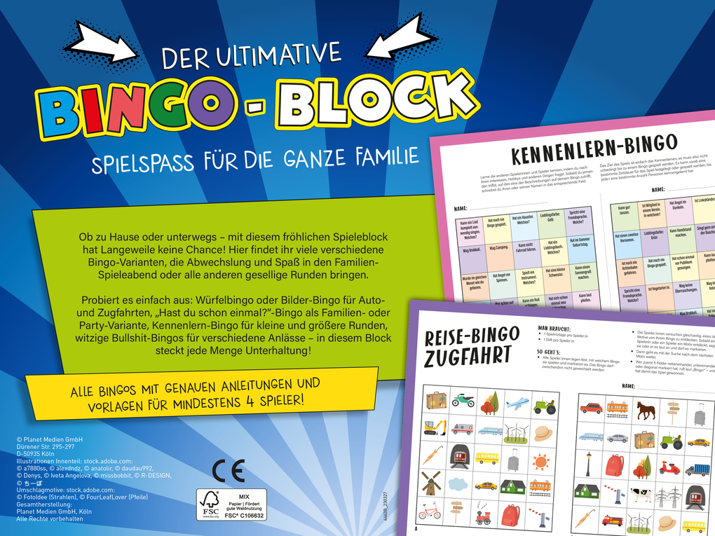 Weitere Ansicht: Der ultimative Bingo-Block für die ganze Familie