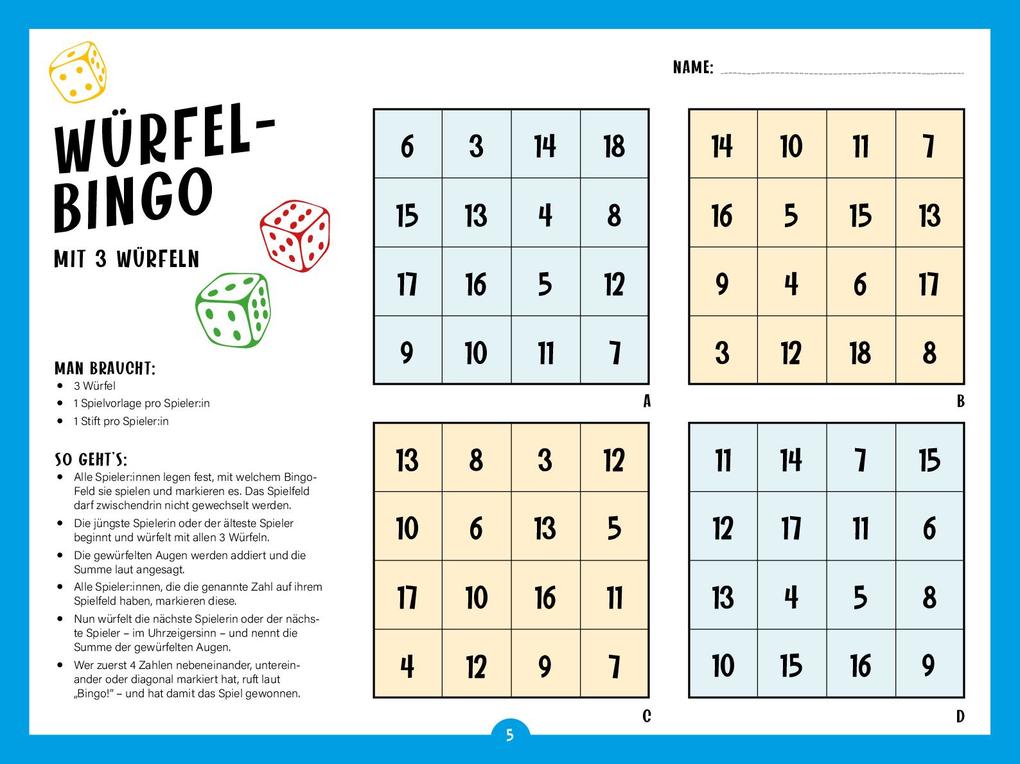 Weitere Ansicht: Der ultimative Bingo-Block für die ganze Familie