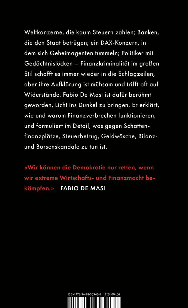 Weitere Ansicht: Geld, Macht, Verbrechen | Fabio De Masi