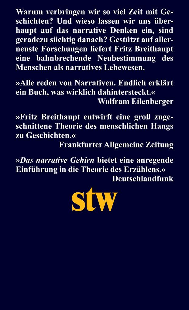 Weitere Ansicht: Das narrative Gehirn | Fritz Breithaupt