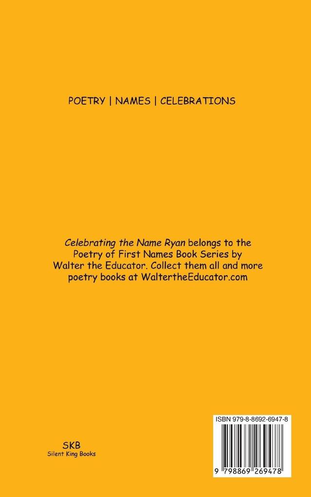 Weitere Ansicht: Celebrating the Name Ryan | Walter the Educator