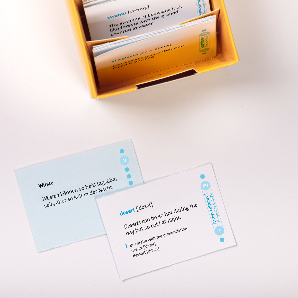 Weitere Ansicht: Green Line 4 (ab 2021) Klasse 8 Vokabel-Lernbox zum Schulbuch