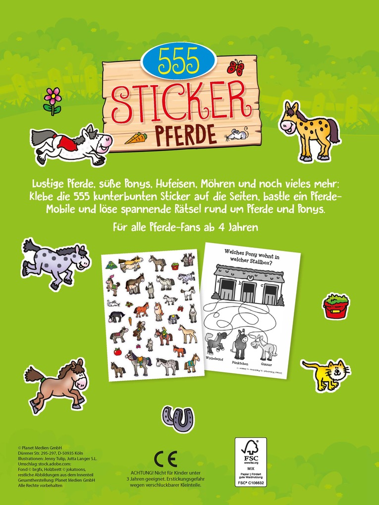 Weitere Ansicht: 555 Sticker Pferde
