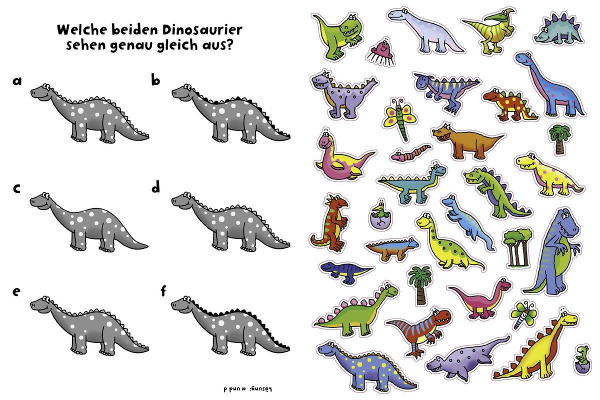 Weitere Ansicht: 555 Sticker Dinosaurier