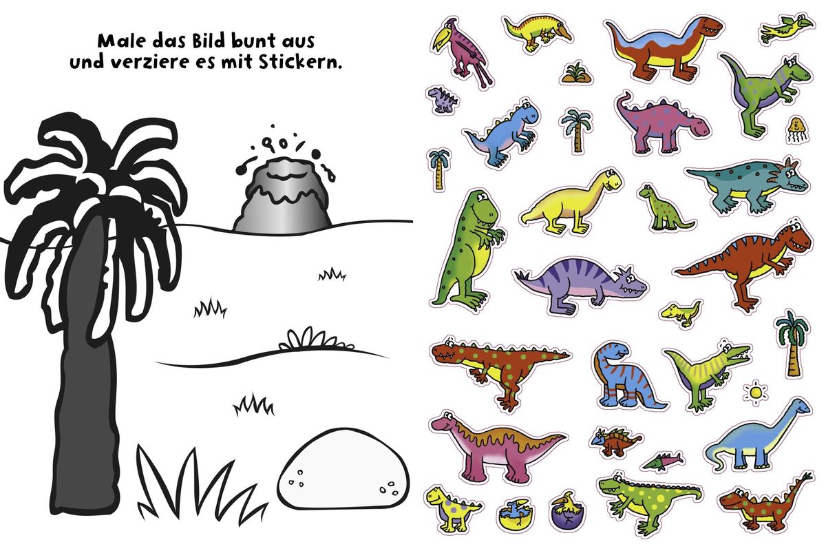 Weitere Ansicht: 555 Sticker Dinosaurier