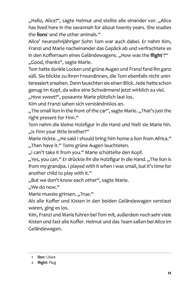 Weitere Ansicht: PONS Die Drei !!! Lions and Crimes in Africa | Kirsten Vogel