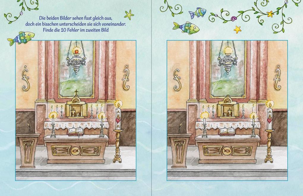 Weitere Ansicht: Der Wunschfisch. Mein Erstkommunion-Rätselbuch