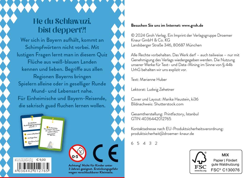 Weitere Ansicht: Schleich di! Das Schimpfwort-Quiz | Marianne Huber
