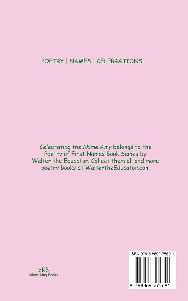 Weitere Ansicht: Celebrating the Name Amy | Walter the Educator