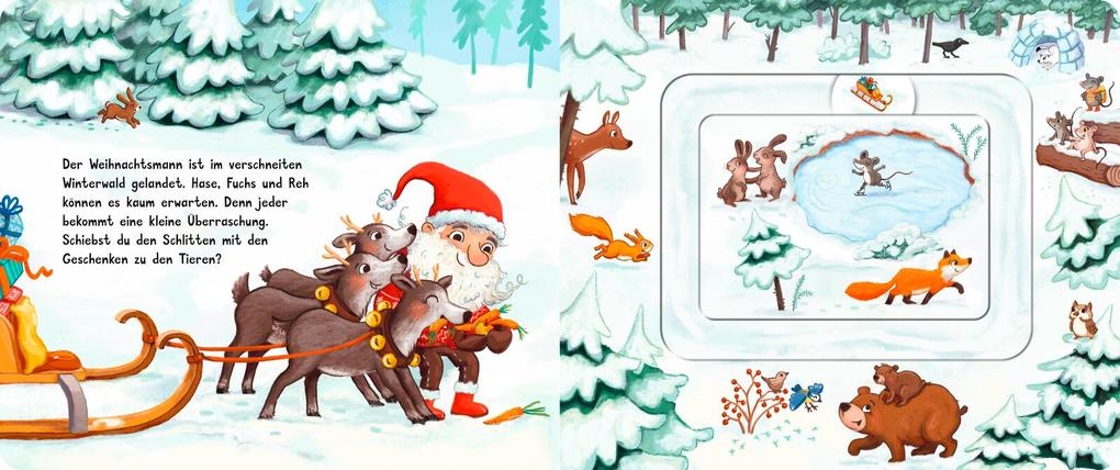 Weitere Ansicht: Meine Schiebebahn-Pappe: Hilf mit an Weihnachten | Kathrin Lena Orso