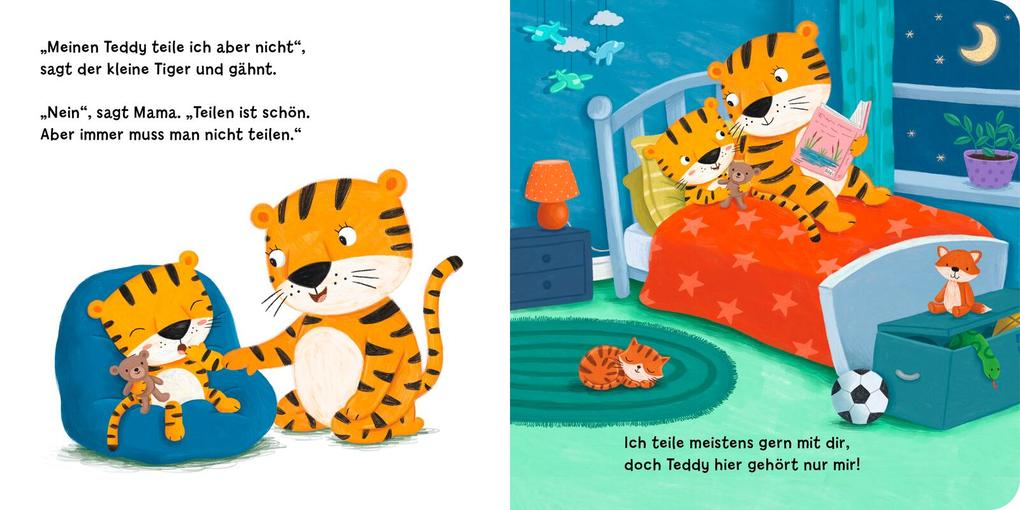 Weitere Ansicht: Teilen ist schön, kleiner Tiger! | Anja Kiel
