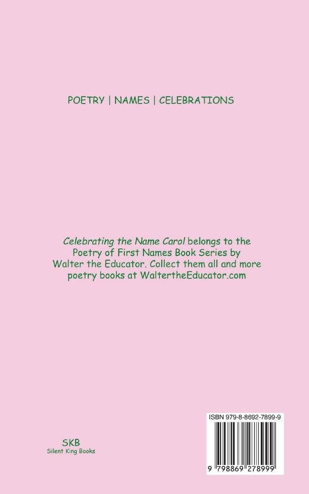 Weitere Ansicht: Celebrating the Name Carol | Walter the Educator