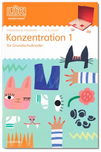 Produktbild: LÜK - 1./2./3./4. Klasse - Fördern & Fordern Konzentration 1 | Michael Junga