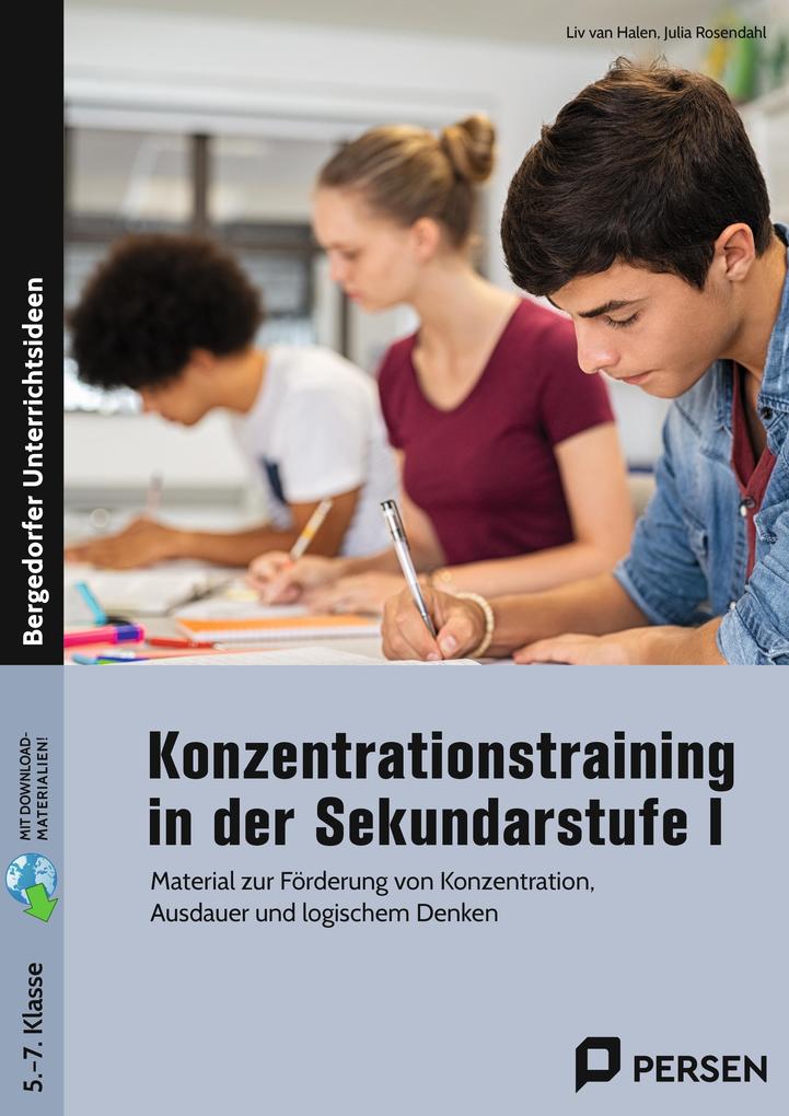 Produktbild: Konzentrationstraining in der Sekundarstufe I | Liv van Halen, Julia Rosendahl