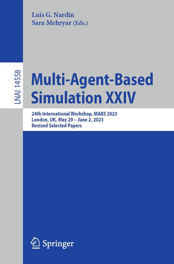 Produktbild: Multi-Agent-Based Simulation XXIV