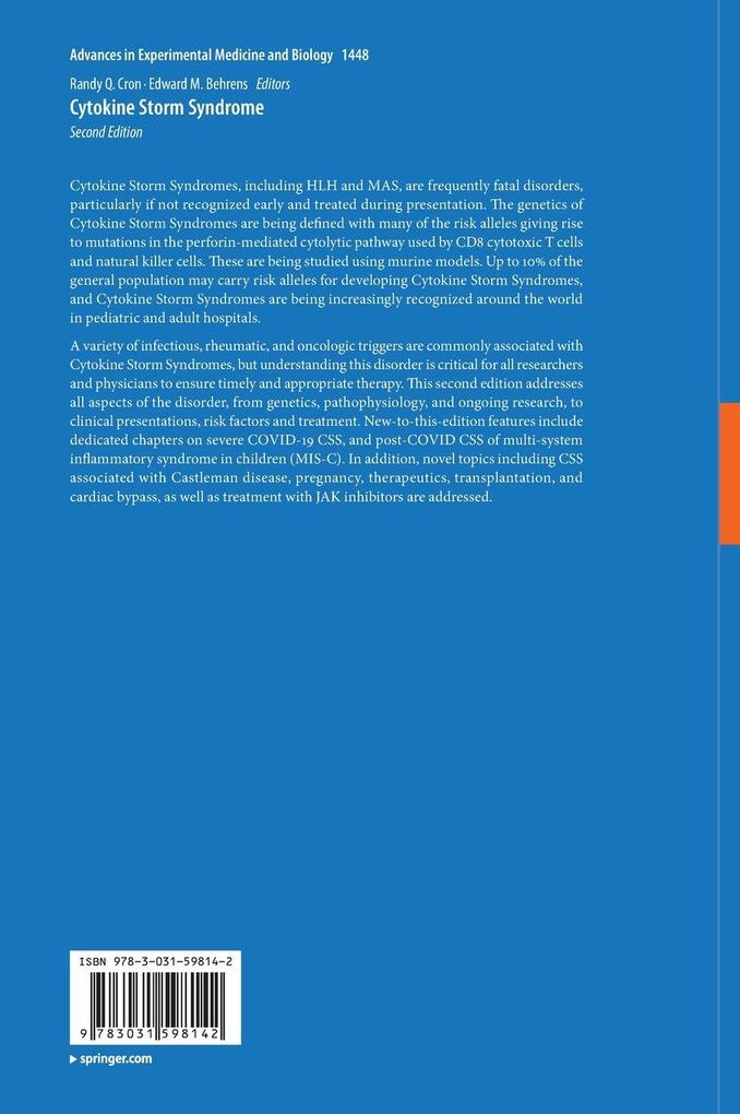 Weitere Ansicht: Cytokine Storm Syndrome