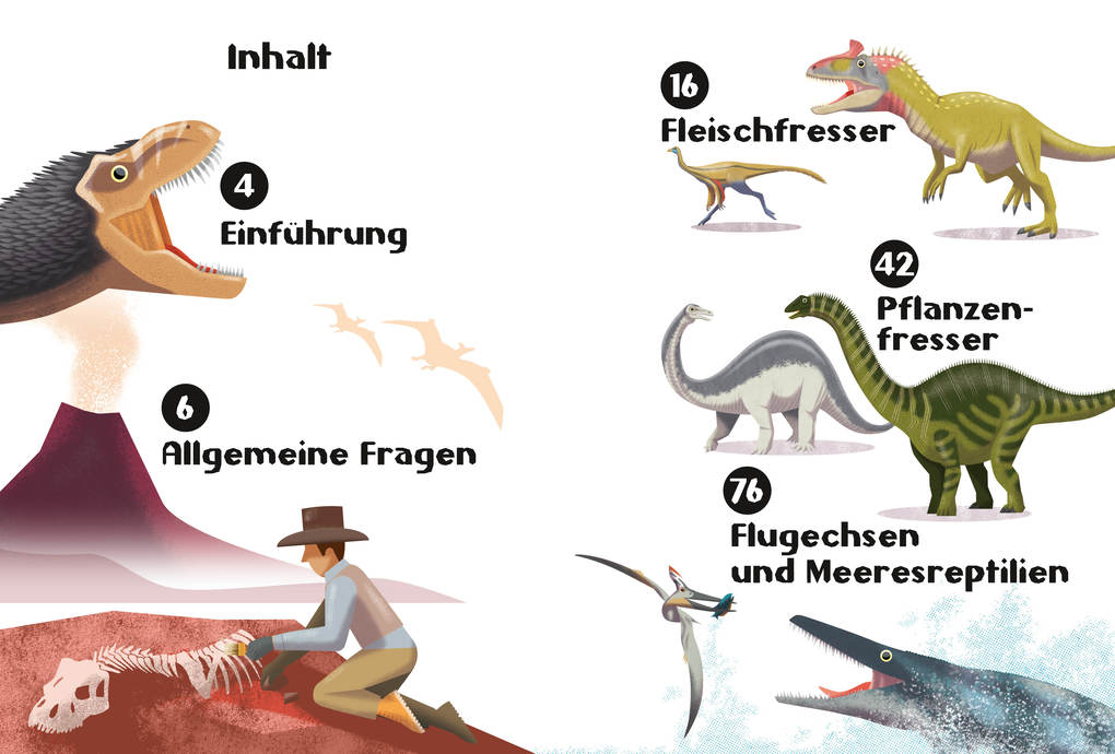 Weitere Ansicht: Dinosaurier. Frage- und Antwortbuch, mit 200 Fragen zu spannenden Naturthemen (200 Fragen & Antworten) | Cristina Banfi