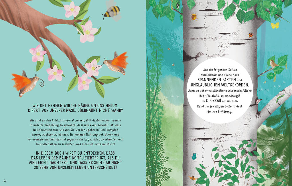 Weitere Ansicht: Das Geheimnis der Bäume. Ein Naturbilderbuch | Massimo Domenico Novellino