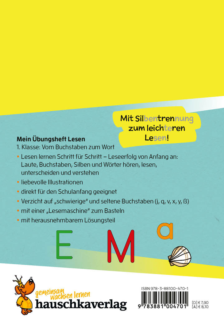 Weitere Ansicht: Mein Übungsheft Lesen 1. Klasse: Vom Buchstaben zum Wort | Agnes Spiecker