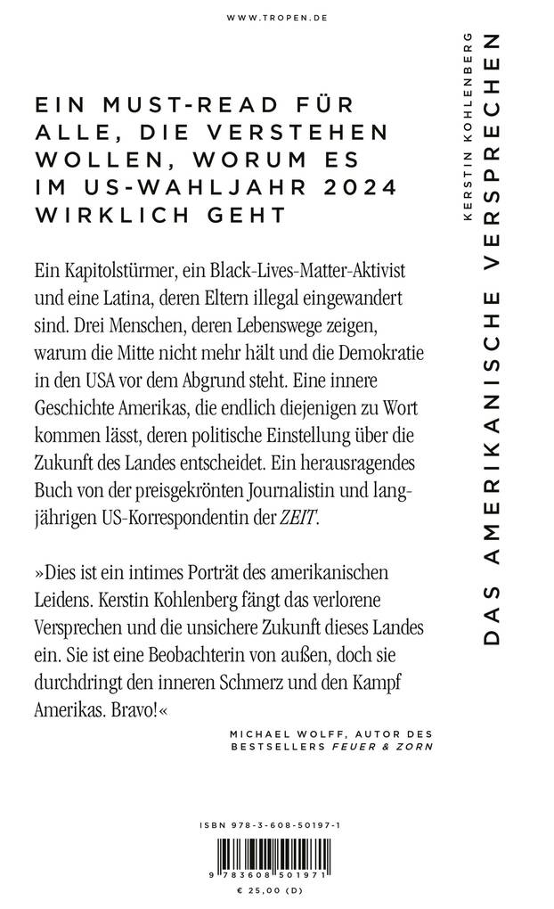 Weitere Ansicht: Das amerikanische Versprechen | Kerstin Kohlenberg