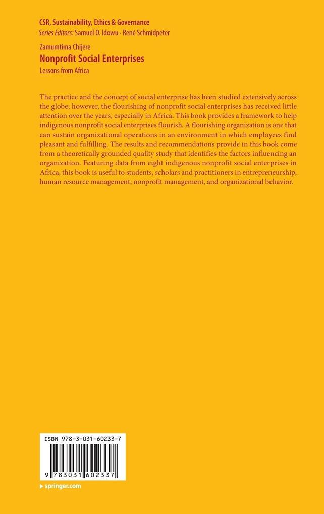 Weitere Ansicht: Nonprofit Social Enterprises | Zamumtima Chijere