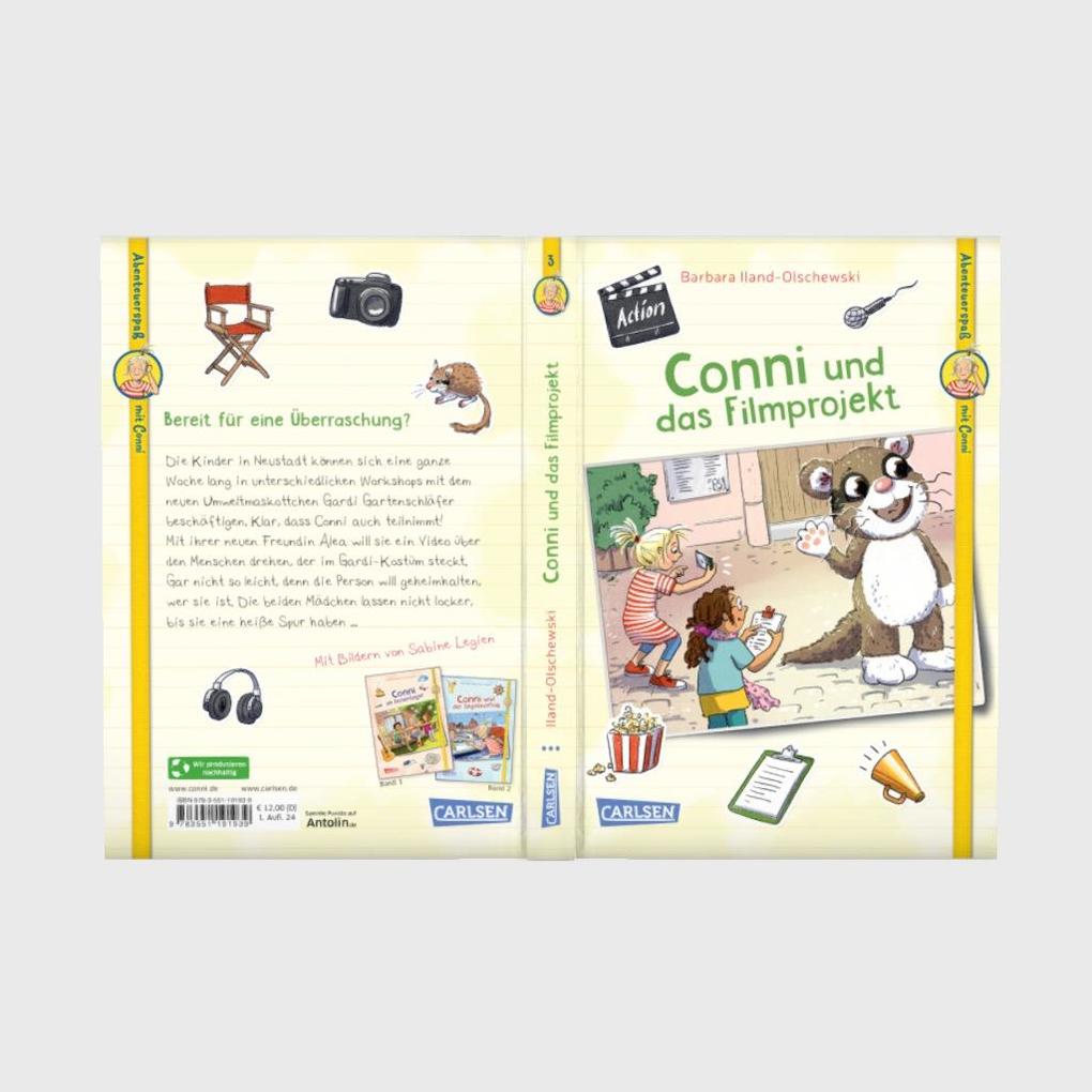 Weitere Ansicht: Abenteuerspaß mit Conni 3: Conni und das Filmprojekt | Barbara Iland-Olschewski