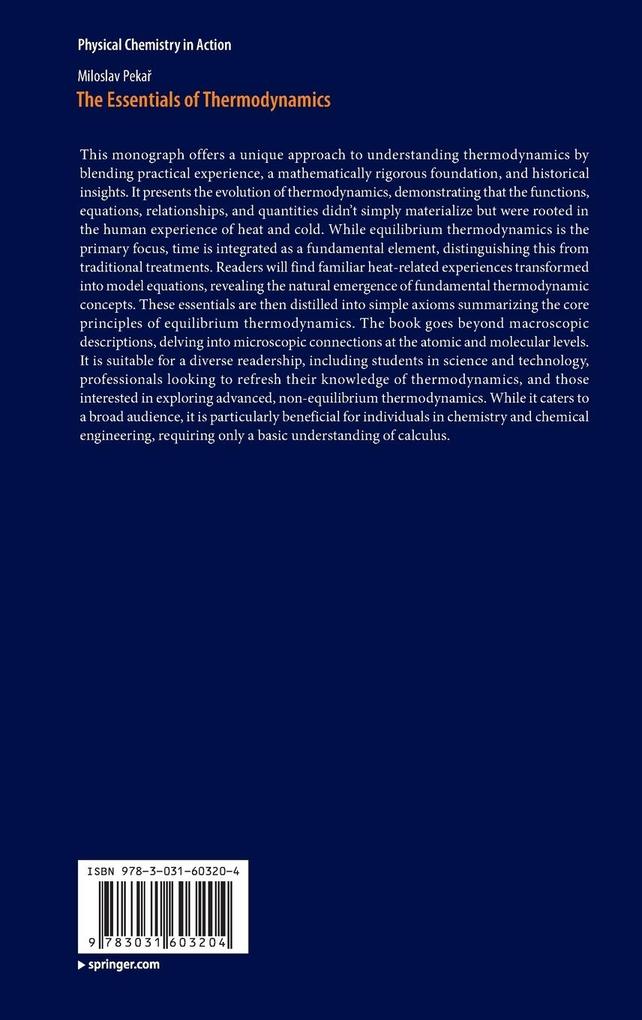 Weitere Ansicht: The Essentials of Thermodynamics | Miloslav Peka