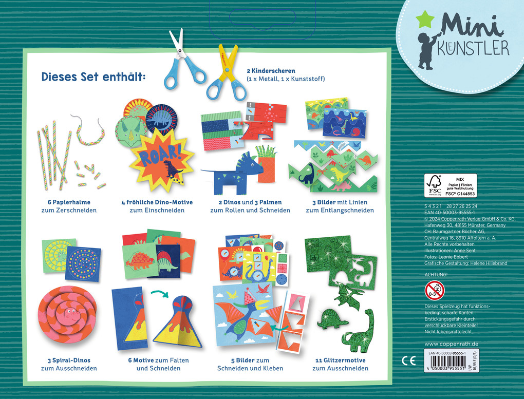 Weitere Ansicht: Mein großes Bastelset: Schneiden lernen (Dinosaurier)