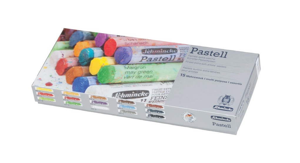Weitere Ansicht: Schmincke Pastell Kartonset, Mehrzweck, 15 Stifte