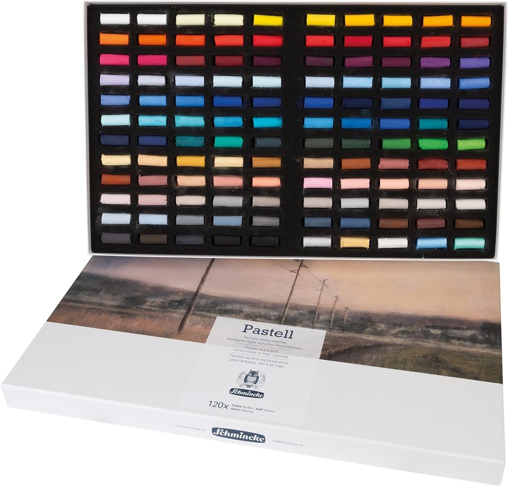 Weitere Ansicht: Schmincke Pastell, Kartonset, Mehrzweck, 120 halbe Stifte