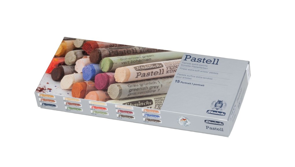 Weitere Ansicht: Schmincke Pastell, Kartonset, Portrait, 15 Stifte