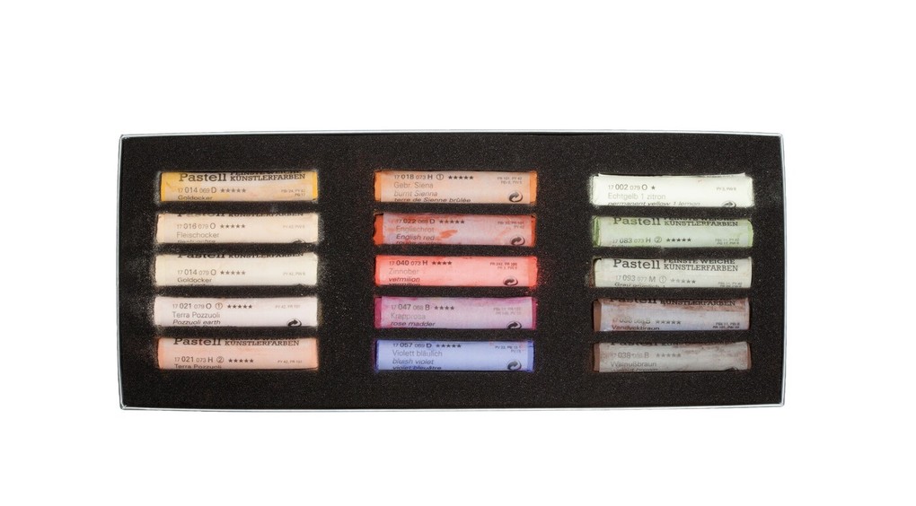Weitere Ansicht: Schmincke Pastell, Kartonset, Portrait, 15 Stifte