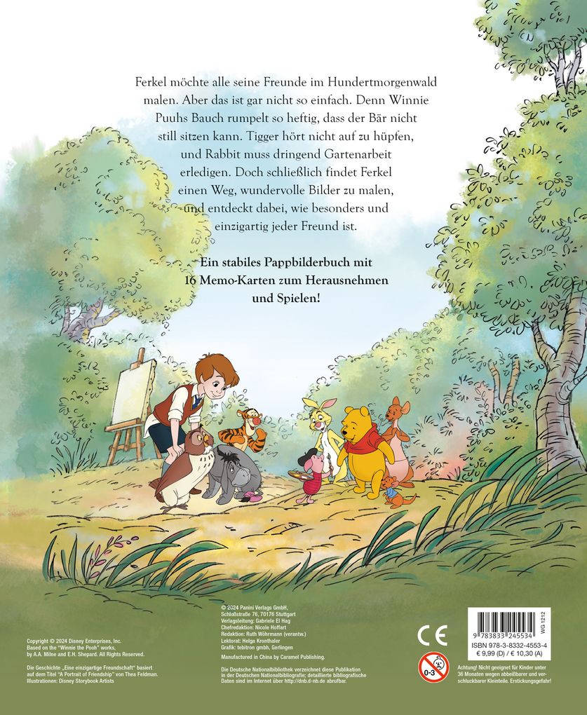 Weitere Ansicht: Disney Winnie Puuh: Eine einzigartige Freundschaft - Mit Memo-Spiel! | Thea Feldman, Panini, Disney Storybook Artists
