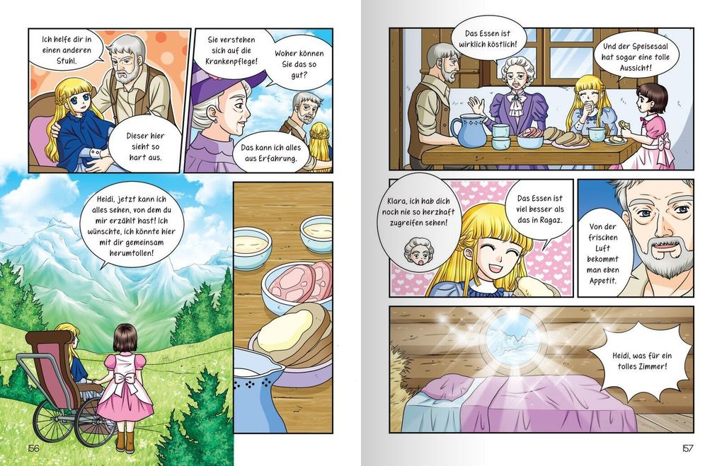 Weitere Ansicht: MANHWA - Klassiker für Kids - Heidi, Kind der Berge (komplett in Farbe) | Yi-Jeong Noh