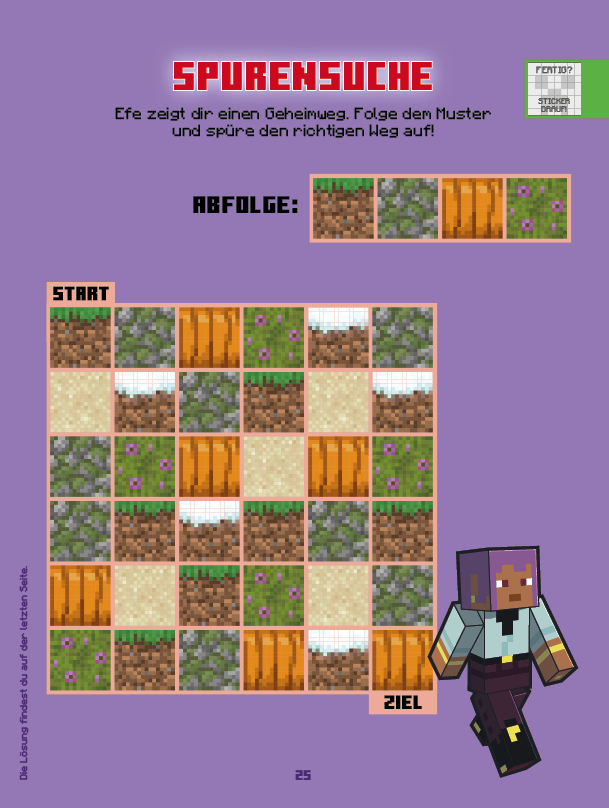 Weitere Ansicht: Minecraft: 1001 Sticker: Stickern - Rätseln - Ausmalen | Panini