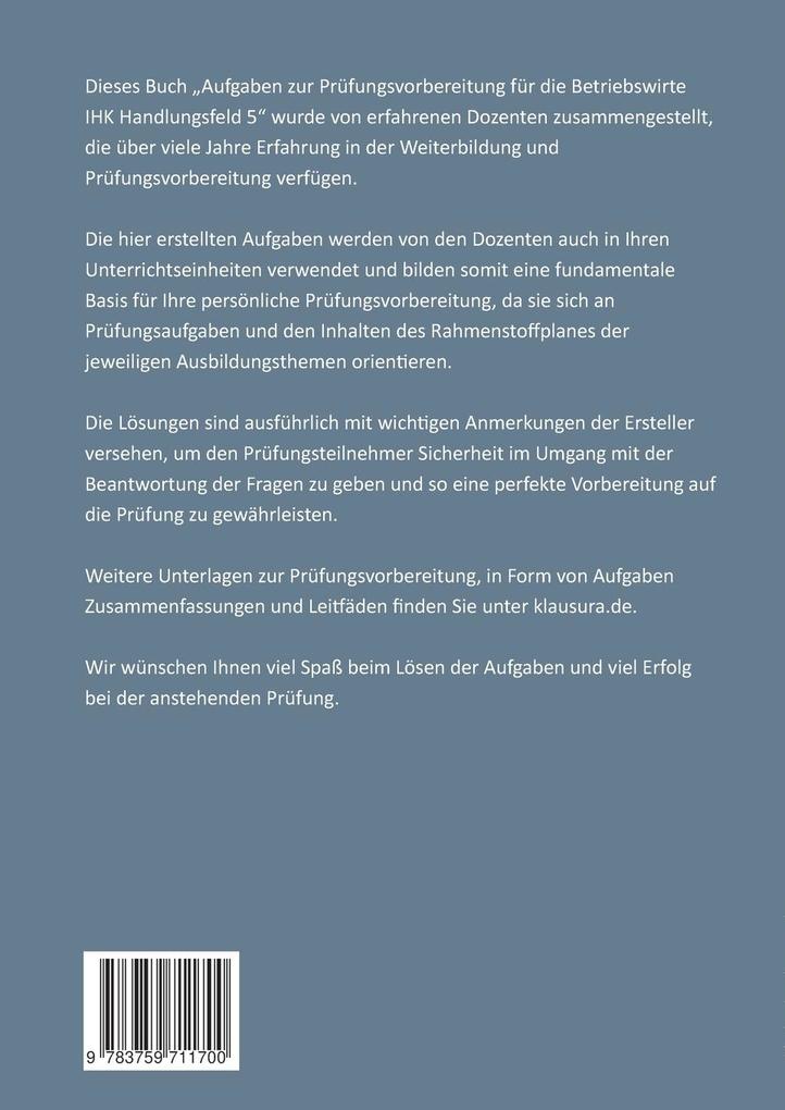 Weitere Ansicht: Aufgaben zur Prüfungsvorbereitung geprüfte Betriebswirte IHK | Michael Fischer, Thomas Weber