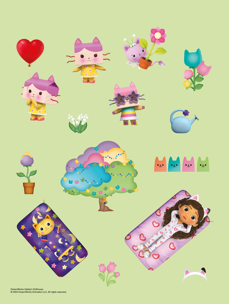 Weitere Ansicht: Gabby's Dollhouse: 1001 Sticker: Stickern - Rätseln - Ausmalen | Panini