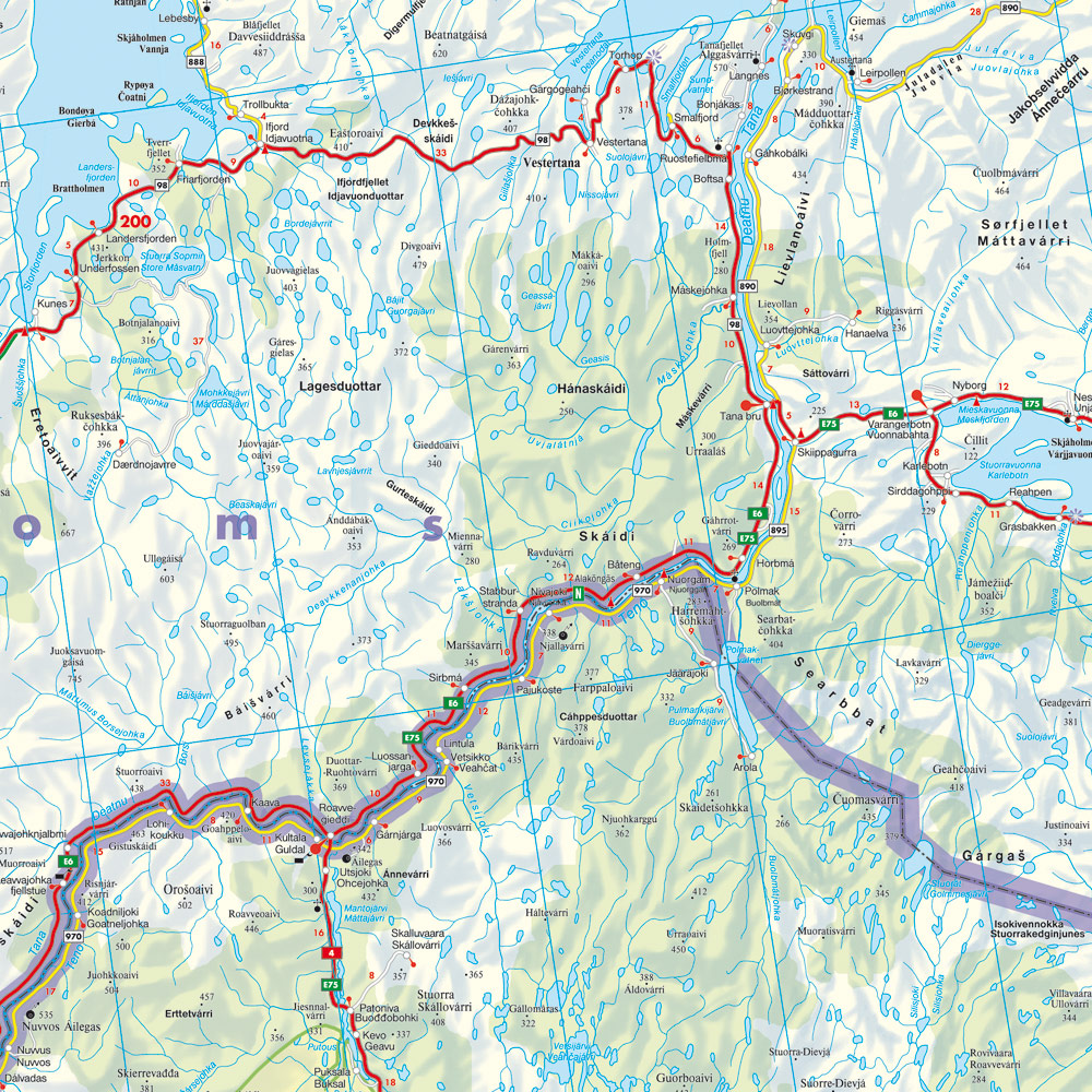 Weitere Ansicht: freytag & berndt Straßenkarte Norwegen Nordkap, Hammerfest - Alta - Kirkenes 1:400.000