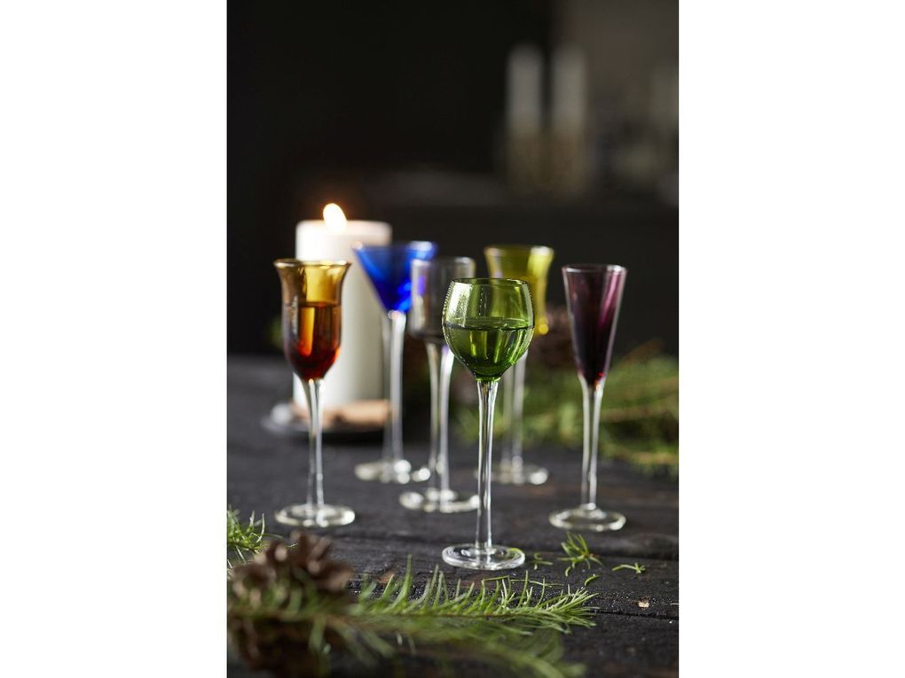 Weitere Ansicht: Schnappsglas 6 Stck. ass. Farben