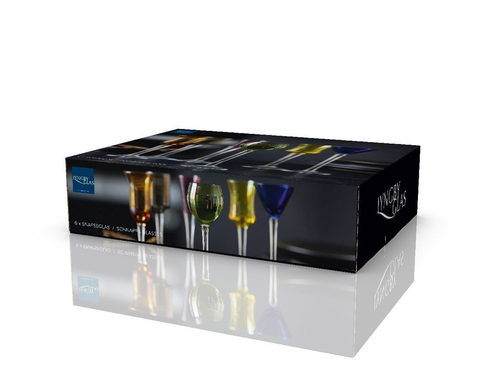 Weitere Ansicht: Schnappsglas 6 Stck. ass. Farben