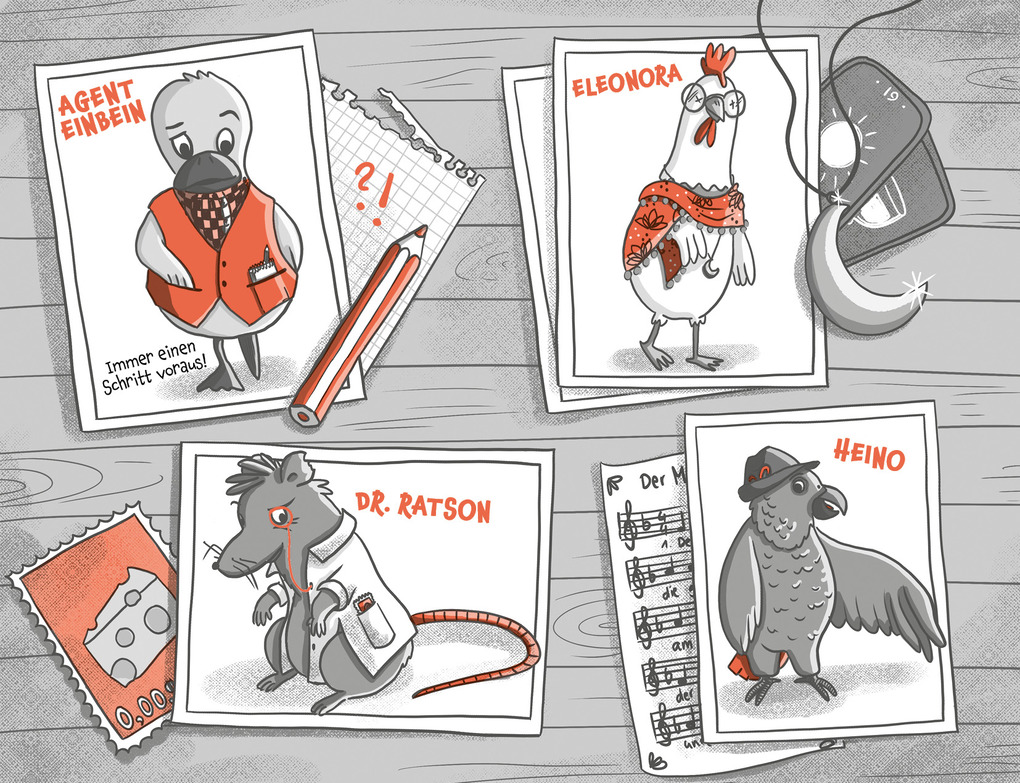 Weitere Ansicht: Agent Einbein - Drei schräge Vögel ermitteln | Saskia Diederichsen