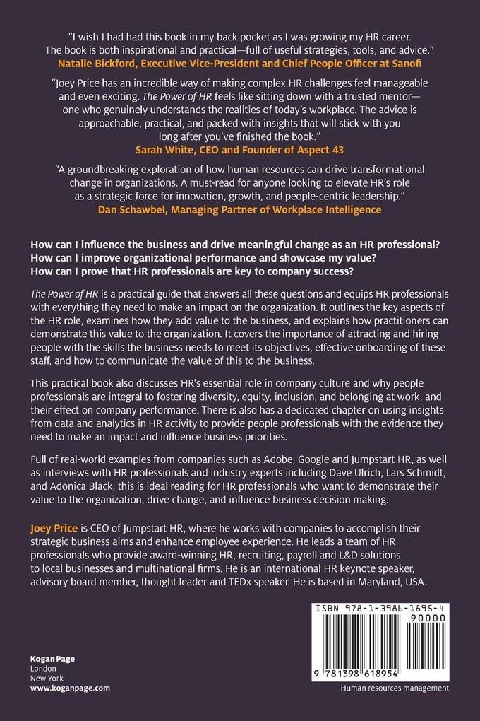 Weitere Ansicht: Power of HR | Joey Price