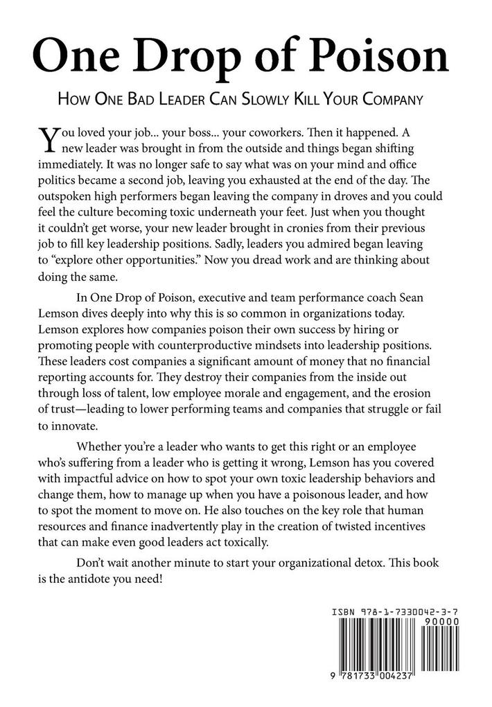 Weitere Ansicht: One Drop of Poison | Sean Lemson