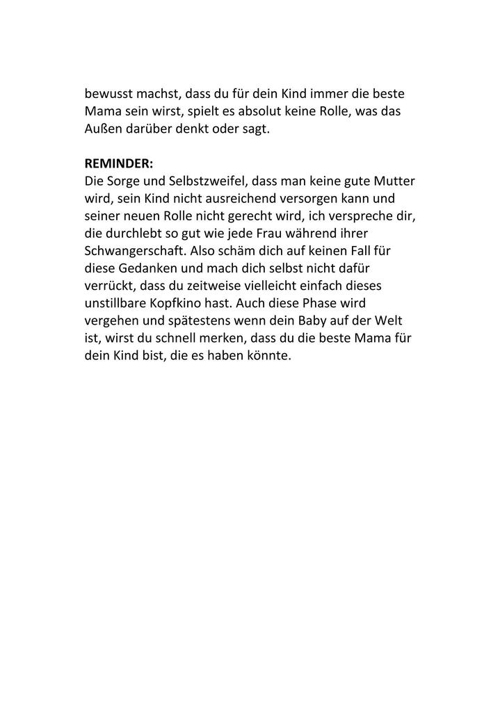 Weitere Ansicht: Baby im Bauch, Fragen im Kopf | Simone Hartwigsen