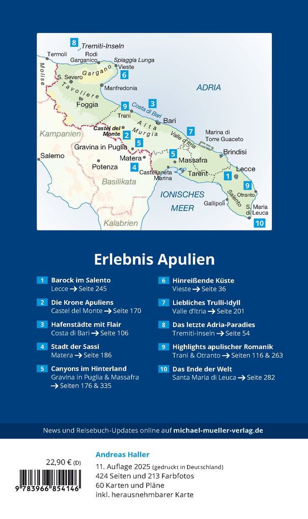 Weitere Ansicht: MICHAEL MÜLLER Reiseführer Apulien | Andreas Haller