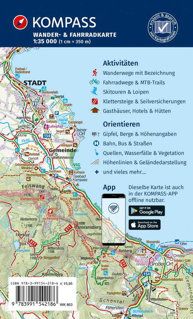 Weitere Ansicht: KOMPASS Wanderkarten-Set 863 Münster, Osnabrück (2 Karten) 1:35.000