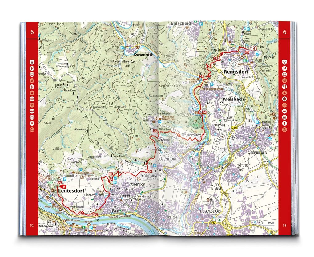 Weitere Ansicht: KOMPASS Wanderführer Rheinsteig RheinBurgenWeg, 34 Etappen mit Extra-Tourenkarte | Silvia und Thilo Behla