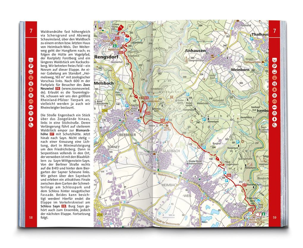 Weitere Ansicht: KOMPASS Wanderführer Rheinsteig RheinBurgenWeg, 34 Etappen mit Extra-Tourenkarte | Silvia und Thilo Behla