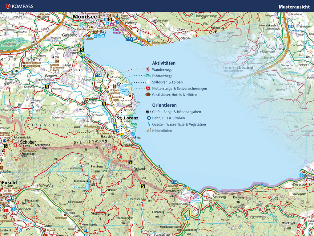 Weitere Ansicht: KOMPASS Wanderkarte 045 Bruneck, Kronplatz / Brunico, Plan de Corones 1:25.000