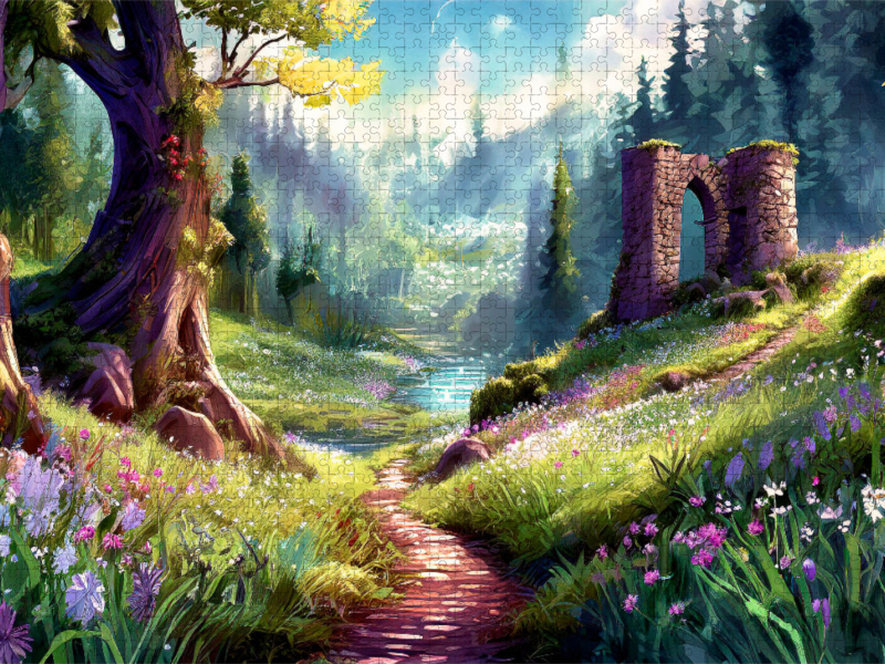 Weitere Ansicht: CALVENDO Puzzle April | 2000 Teile Lege-Größe 90x67cm Foto-Puzzle für glückliche Stunden | Calvendo